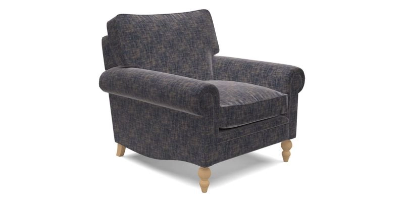 Aldingbourne Chair in Grain Sack Stripe Linen Red