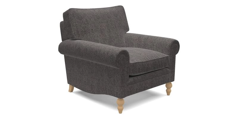 Aldingbourne Chair in Grain Sack Stripe Linen Red