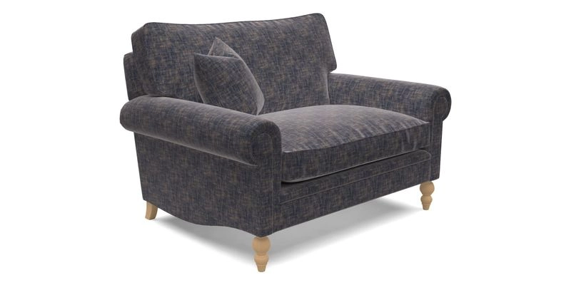 Aldingbourne 3 seater sofa in Grain Sack Stripe Linen Red