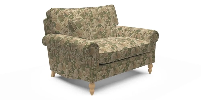 Aldingbourne 3 seater sofa in Grain Sack Stripe Linen Red