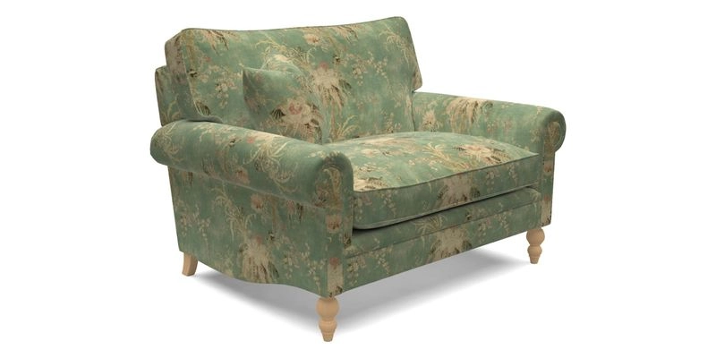 Aldingbourne 3 seater sofa in Grain Sack Stripe Linen Red