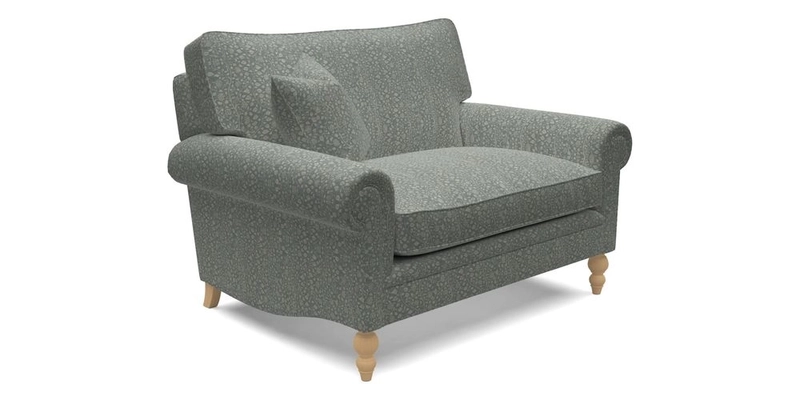 Aldingbourne 3 seater sofa in Grain Sack Stripe Linen Red