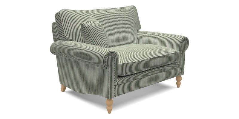 Aldingbourne 3 seater sofa in Grain Sack Stripe Linen Red