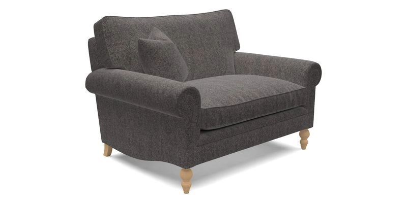 Aldingbourne 3 seater sofa in Grain Sack Stripe Linen Red