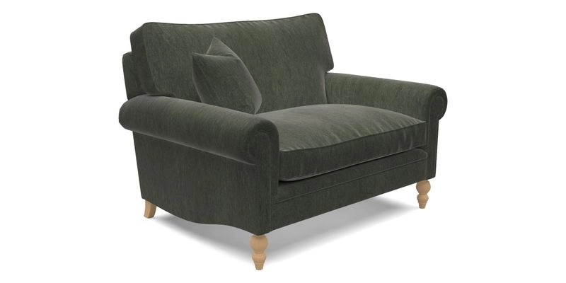 Aldingbourne 3 seater sofa in Grain Sack Stripe Linen Red
