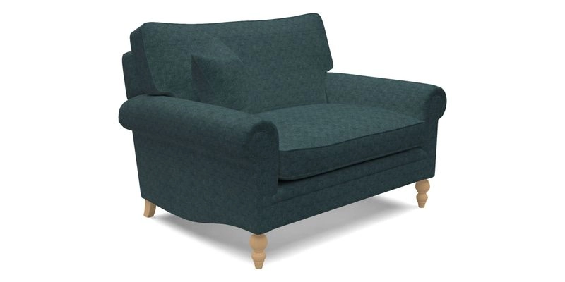 Aldingbourne 3 seater sofa in Grain Sack Stripe Linen Red