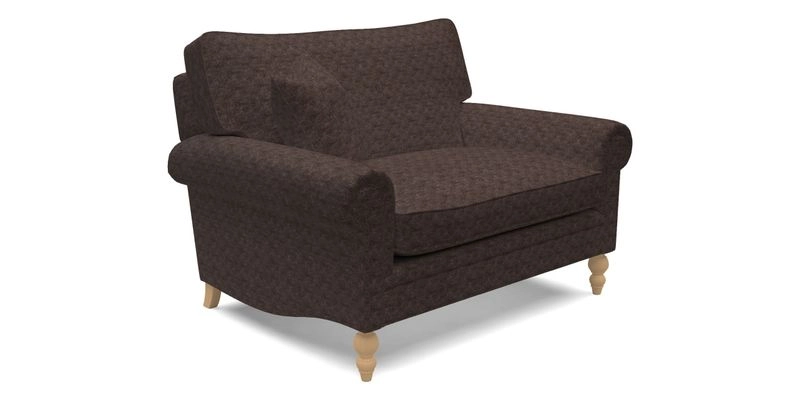 Aldingbourne 3 seater sofa in Grain Sack Stripe Linen Red