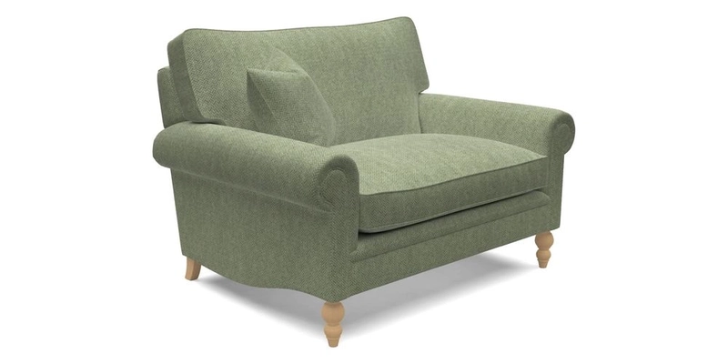 Aldingbourne 3 seater sofa in Grain Sack Stripe Linen Red