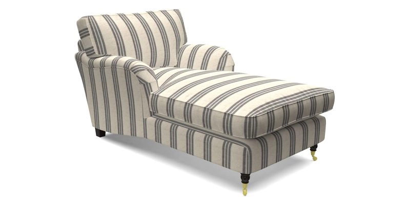 Alwinton chaise chair in Blendworth Tennyson Conch