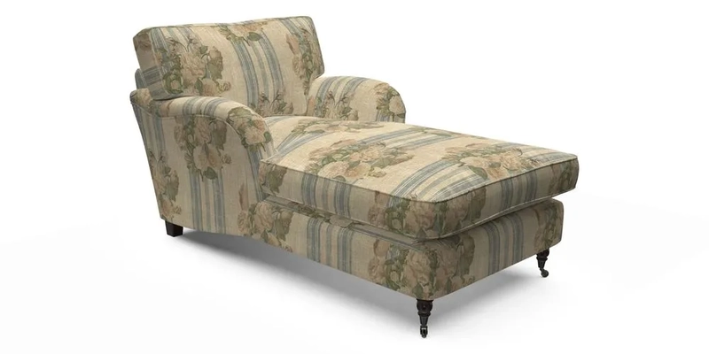 Alwinton chaise chair in Blendworth Tennyson Conch