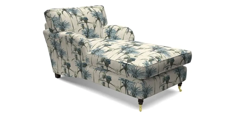 Alwinton chaise chair in Blendworth Tennyson Conch