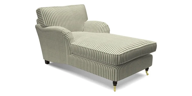 Alwinton chaise chair in Blendworth Tennyson Conch