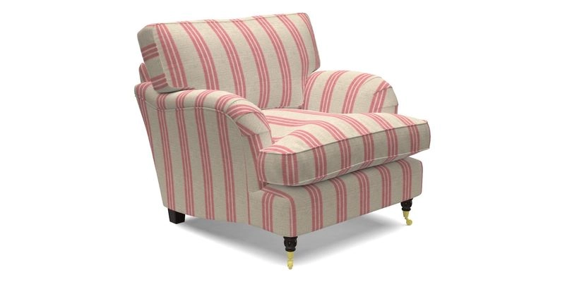Alwinton chair in Linwood Tango Velvet Sapphire