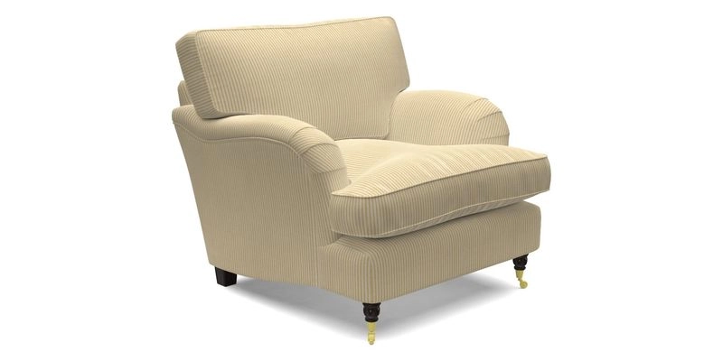 Alwinton chair in Linwood Tango Velvet Sapphire