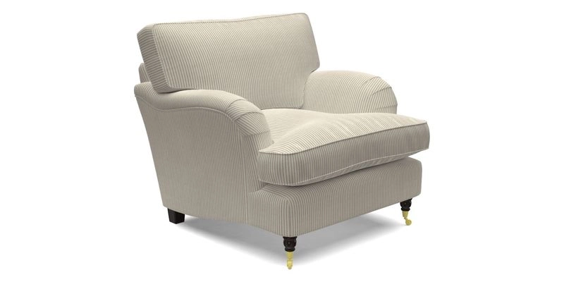 Alwinton chair in Linwood Tango Velvet Sapphire