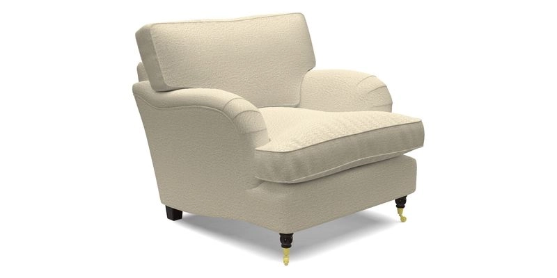 Alwinton chair in Linwood Tango Velvet Sapphire