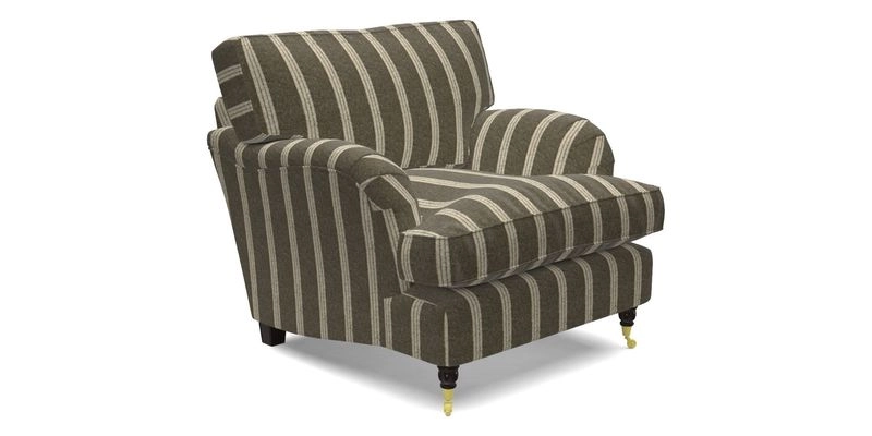 Alwinton chair in Linwood Tango Velvet Sapphire