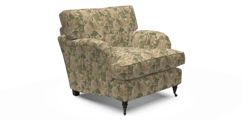 Alwinton chair in Linwood Tango Velvet Sapphire