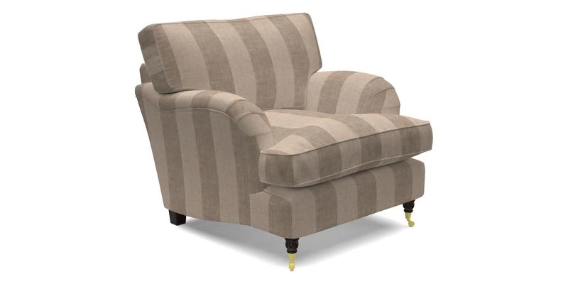 Alwinton chair in Linwood Tango Velvet Sapphire