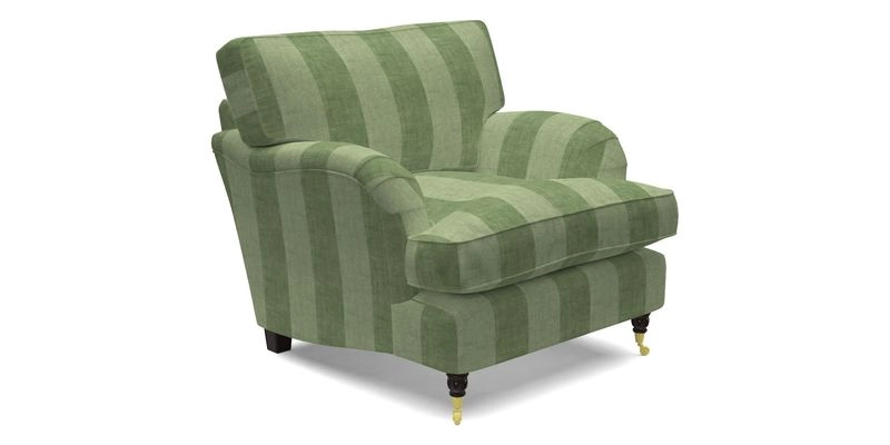 Alwinton chair in Linwood Tango Velvet Sapphire