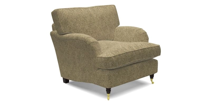 Alwinton chair in Linwood Tango Velvet Sapphire