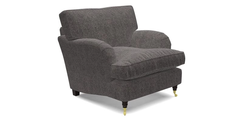 Alwinton chair in Linwood Tango Velvet Sapphire