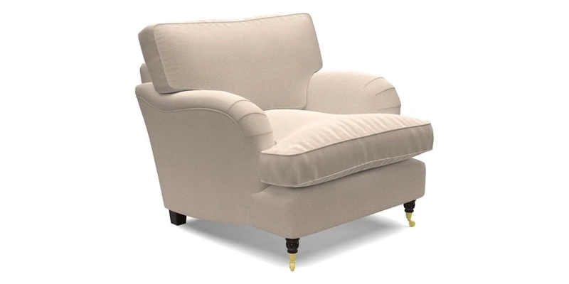 Alwinton chair in Linwood Tango Velvet Sapphire