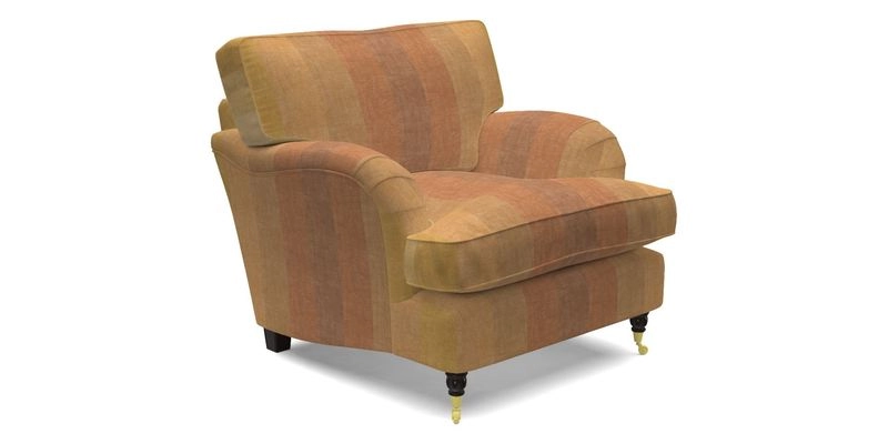Alwinton chair in Linwood Tango Velvet Sapphire