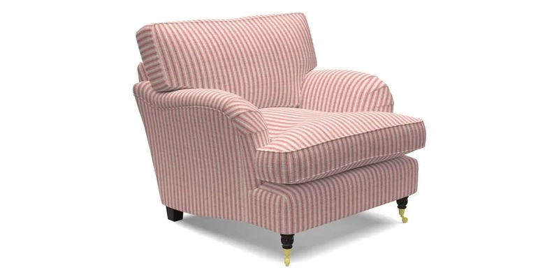 Alwinton chair in Linwood Tango Velvet Sapphire