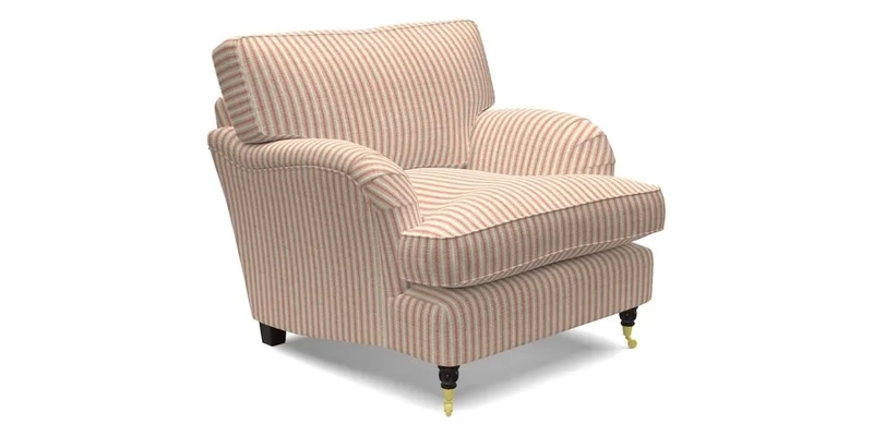 Alwinton chair in Linwood Tango Velvet Sapphire