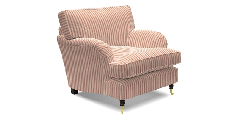 Alwinton chair in Linwood Tango Velvet Sapphire