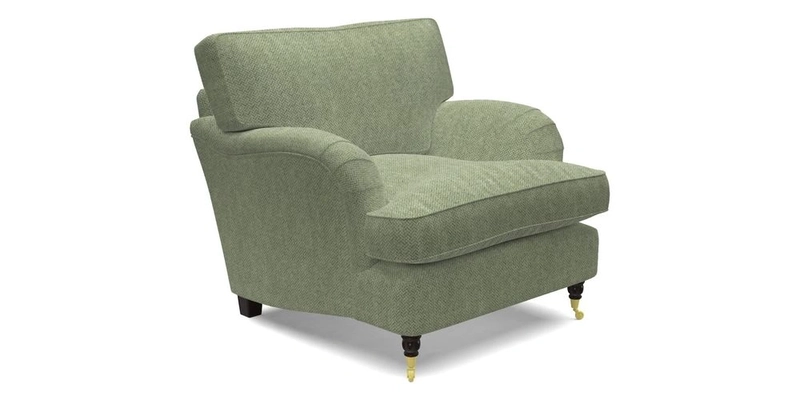 Alwinton chair in Linwood Tango Velvet Sapphire