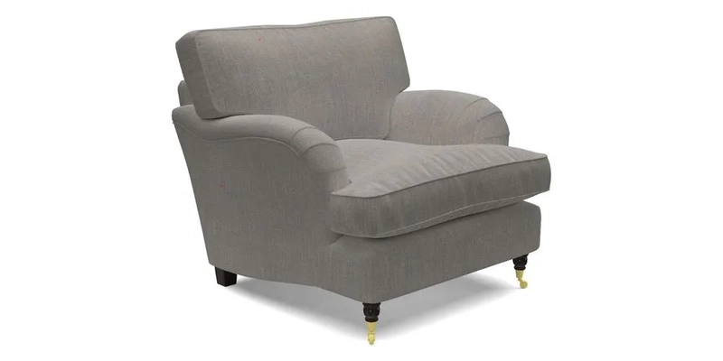 Alwinton chair in Linwood Tango Velvet Sapphire