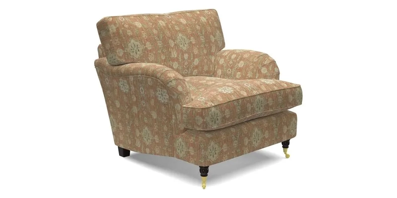 Alwinton chair in Linwood Tango Velvet Sapphire