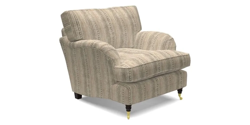 Alwinton chair in Linwood Tango Velvet Sapphire