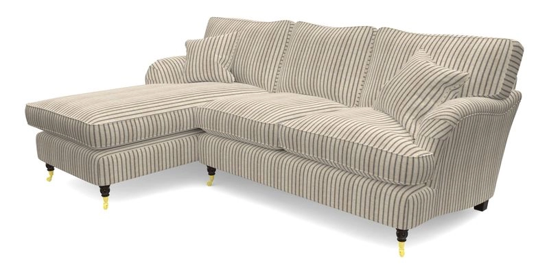 Alwinton chaise LHF in Floral Linen Lela Mystery