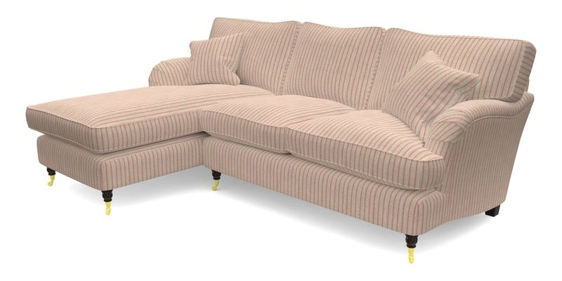 Alwinton chaise LHF in Floral Linen Lela Mystery