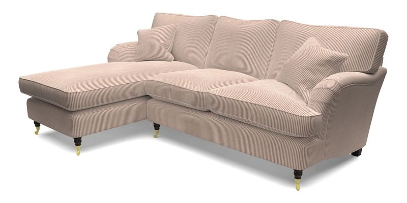 Alwinton chaise LHF in Floral Linen Lela Mystery