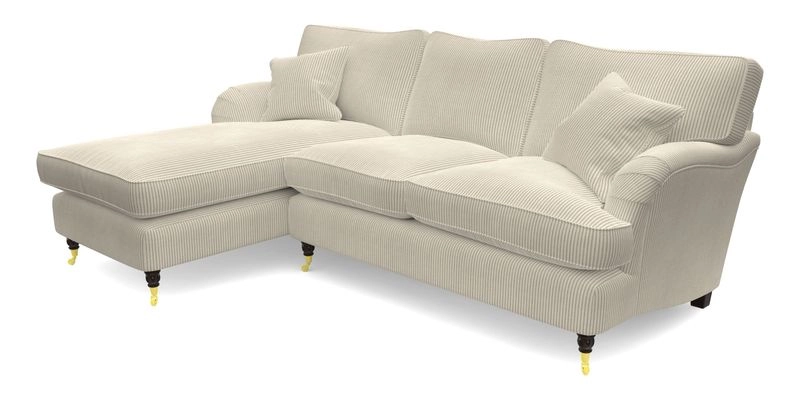 Alwinton chaise LHF in Floral Linen Lela Mystery