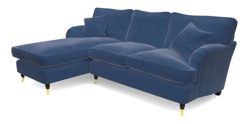Alwinton chaise LHF in Floral Linen Lela Mystery