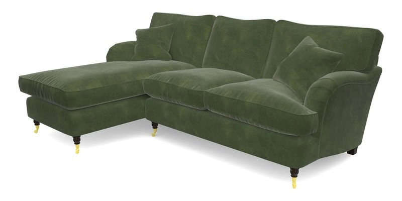 Alwinton chaise LHF in Floral Linen Lela Mystery