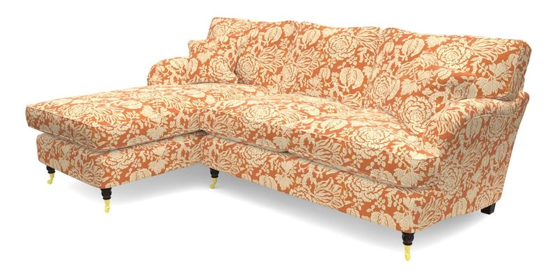 Alwinton chaise LHF in Floral Linen Lela Mystery