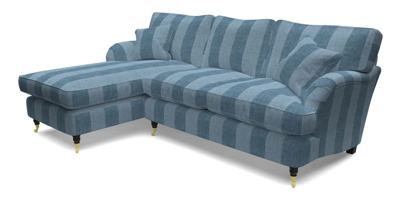 Alwinton chaise LHF in Floral Linen Lela Mystery