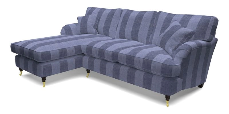 Alwinton chaise LHF in Floral Linen Lela Mystery