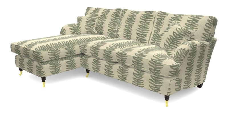 Alwinton chaise LHF in Floral Linen Lela Mystery