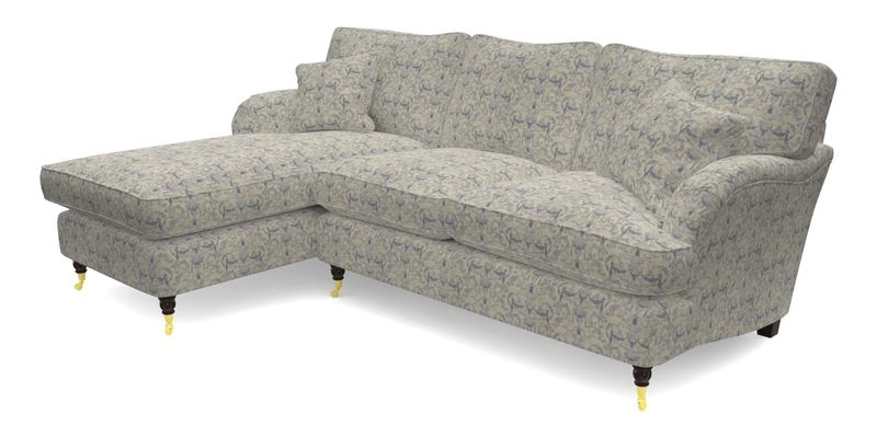 Alwinton chaise LHF in Floral Linen Lela Mystery