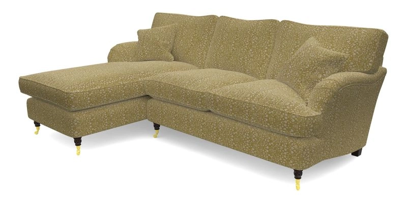 Alwinton chaise LHF in Floral Linen Lela Mystery
