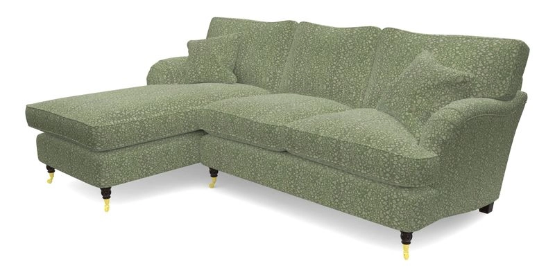 Alwinton chaise LHF in Floral Linen Lela Mystery