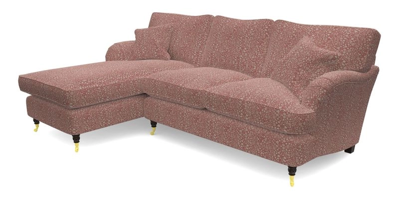 Alwinton chaise LHF in Floral Linen Lela Mystery