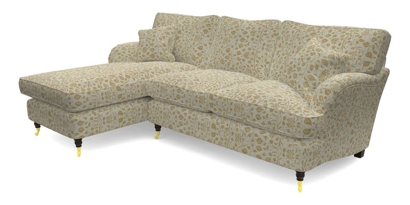 Alwinton chaise LHF in Floral Linen Lela Mystery
